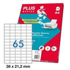 Etiquetas Plus A4 38X21,2 100H