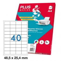 Etiquetas Plus A4 48,5X25,5 100H
