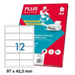 Etiquetas Plus A4 97X42,3 100H