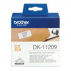 BROTHER Etiquetas precortadas de dirección pequeñas (papel térmico)