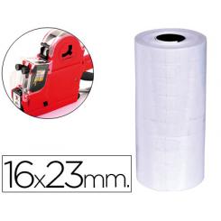 Etiquetas Q-CONNECT blanca 16x23 mm lisa rollo 700 etiquetas para etiquetadora Q-CONNECT kf00711