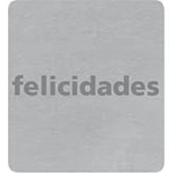 Etiquetas Regalo Adh. Rollo  500 Uds.  Felicidades  Cuadrada