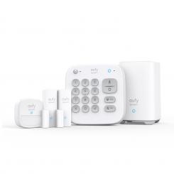 Eufy Security 5 piezas Smart Home Set, sistema de seguridad inteligente para el hogar, con cerradura de puerta, sensor de movimiento, 2 sensores de robo, sistema de alarma, compatible con eufyCam