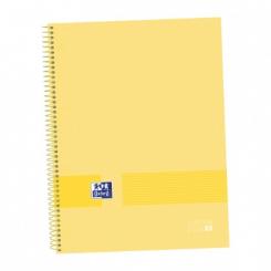 Europeanbook 1 OXFORD&you tapa extradura A4+ 80H 5X5 Banana
