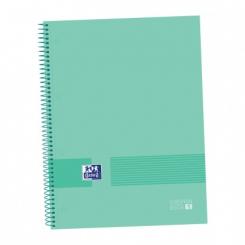 Europeanbook 1 OXFORD&you tapa extradura A4+ 80H 5X5 Soft Mint Green