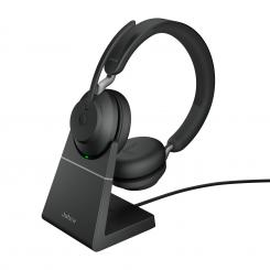 Jabra Evolve2 65, UC Stereo Auriculares Inalámbrico Diadema Oficina/Centro de llamadas USB Tipo C Bluetooth Negro