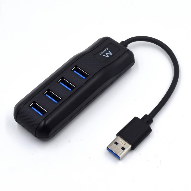 ew1138-hub-de-interfaz-usb-32-gen-1-31-gen-1-type-a-5000-mbit-s-negro