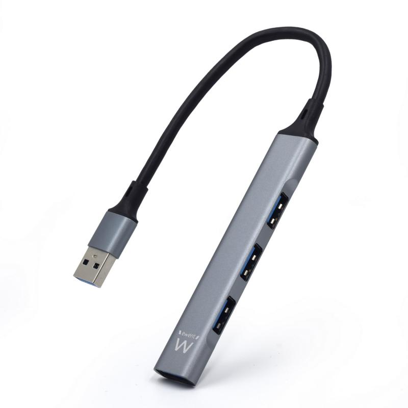 ew1144-hub-de-interfaz-usb-32-gen-1-31-gen-1-type-a-5000-mbit-s-gris-plata