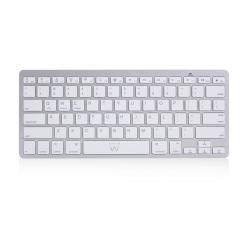 EW3161 teclado Bluetooth QWERTY Español Plata, Blanco
