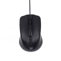 EW3300 ratón Ambidextro USB tipo A Óptico 1000 DPI