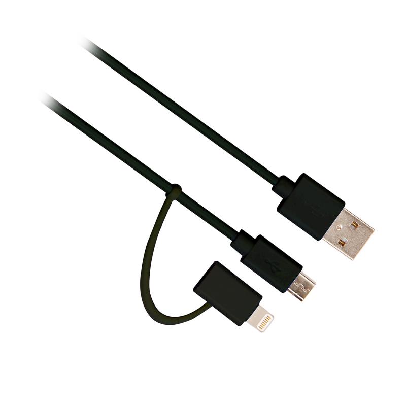 ew9909-cable-usb-1-m-usb-20-usb-a-micro-usb-b-lightning-negro