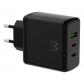 ewent-cargador-rapido-gan-de-65w-con-3-puertos-2-usb-c-pd-y-1-usb-a-qc-diseno-compacto