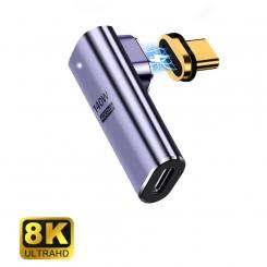 Ewent EC1049 cambiador de género para cable USB-C Púrpura