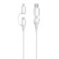 ewent-ec1075-cable-usb-usb-20-1-m-usb-a-usb-c-usb-c-lightning-048-gbit-s-60-w-blanco