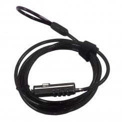 Ewent EW1238 cable antirrobo Negro 1,8 m