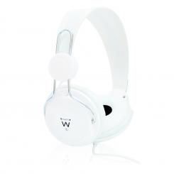 Ewent EW3578 auricular y casco Auriculares Alámbrico Diadema Música Blanco
