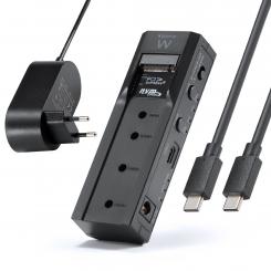 Ewent EW7065 caja para disco duro externo Carcasa de disco duro/SSD Negro 2.5/3.5