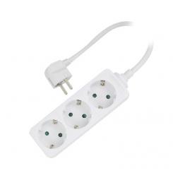 Ewent regleta 1,5 m 3 salidas AC Interior Blanco