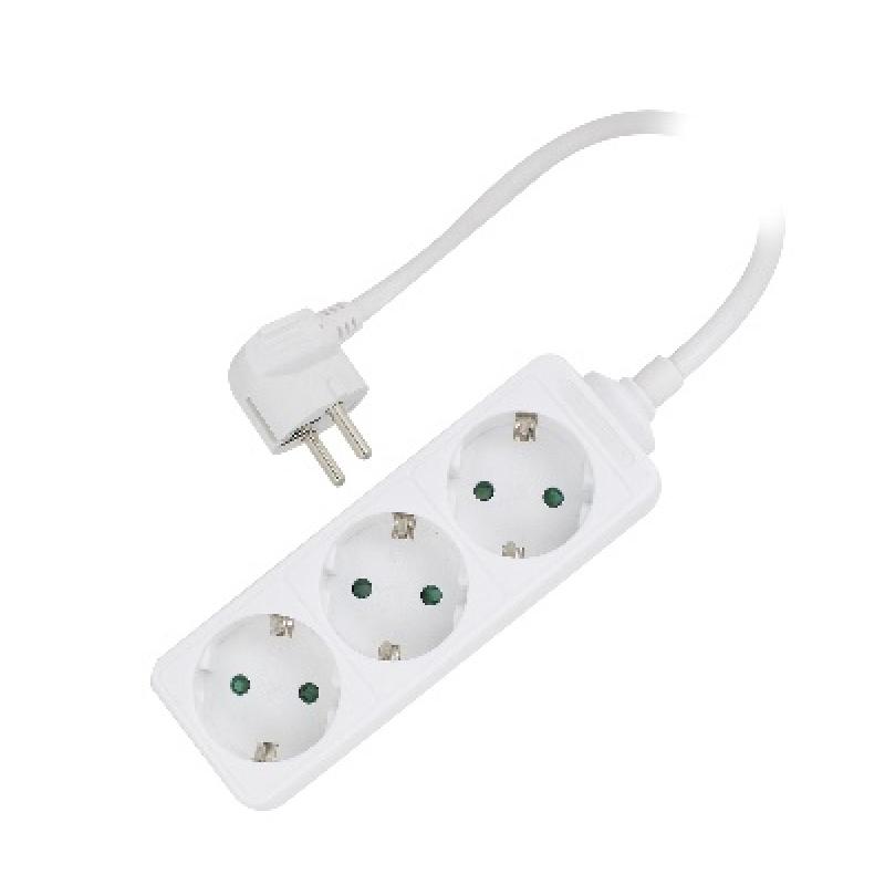 Ewent regleta 1,5 m 3 salidas AC Interior Blanco