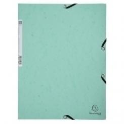 Exacompta Carpeta De Gomas Y Solapas Exacompta Aquarel Carton A4 Verde Pastel