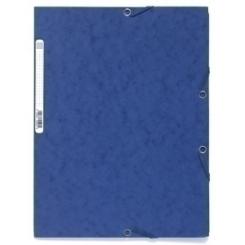 Exacompta Carpeta De Gomas Y Solapas Exacompta Scotten Nature Future Carton A4 Con Etiqueta Azul