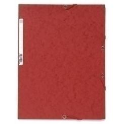 Exacompta Carpeta De Gomas Y Solapas Exacompta Scotten Nature Future Carton A4 Con Etiqueta Rojo