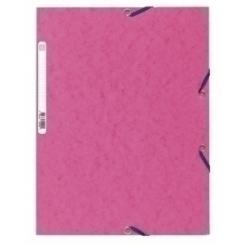Exacompta Carpeta De Gomas Y Solapas Exacompta Scotten Nature Future Carton A4 Con Etiqueta Rosa