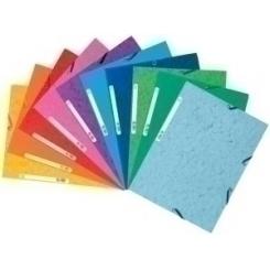 Exacompta Carpeta De Gomas Y Solapas Exacompta Scotten Nature Future Carton A4 Con Etiqueta Surtido (10 Col.)