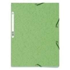 Exacompta Carpeta De Gomas Y Solapas Exacompta Scotten Nature Future Carton A4 Con Etiqueta Verde Claro