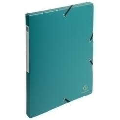 Exacompta Carpeta De Proyectos Exacompta Exabox Pp Liso Opaco A4 Gomas  2,5 Cm Verde