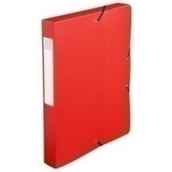 Exacompta Carpeta De Proyectos Exacompta Exabox Pp Liso Opaco A4 Gomas  4 Cm Rojo
