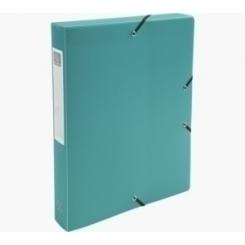 Exacompta Carpeta De Proyectos Exacompta Exabox Pp Liso Opaco A4 Gomas  4 Cm Verde