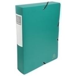Exacompta Carpeta De Proyectos Exacompta Exabox Pp Liso Opaco A4 Gomas  6 Cm Verde