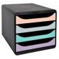 exacompta-modulo-exacompta-big-box-classic-4-cajones-colores-negro-glossy