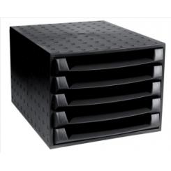 Exacompta Modulo Exacompta The Box Ecoblack 5 Bandejas