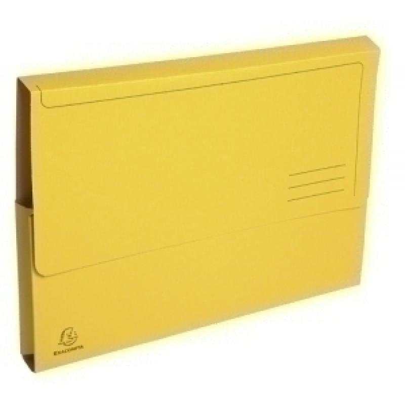 exacompta-subcarpeta-exacompta-forever-bolsa-fuelle-32mm-290g-a4-amarillo-paquete-de-10