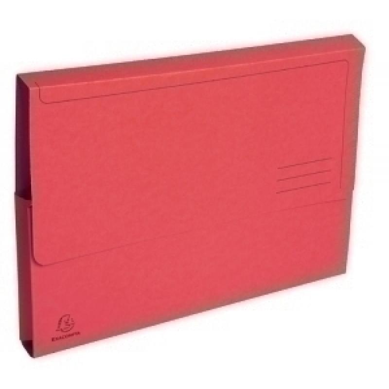 exacompta-subcarpeta-exacompta-forever-bolsa-fuelle-32mm-290g-a4-rojo-paquete-de-10