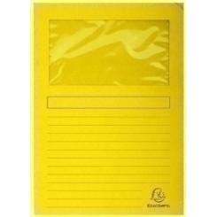 Exacompta Subcarpeta Exacompta Forever Ventana 120G A4 Amarillo Claro Paquete De 25