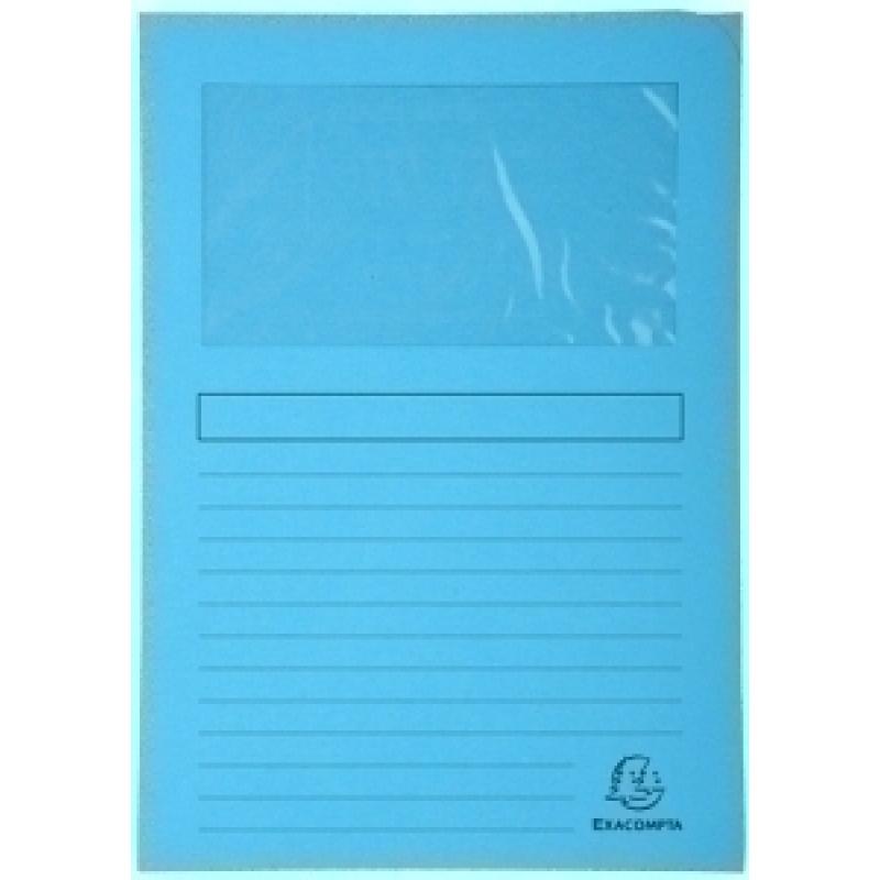 exacompta-subcarpeta-exacompta-forever-ventana-120g-a4-azul-claro-paquete-de-25