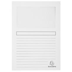 Exacompta Subcarpeta Exacompta Forever Ventana 120G A4 Blanco Paquete De 25