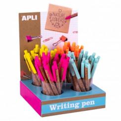 APLI Expositor Boligrafo Fluor Collection 48U