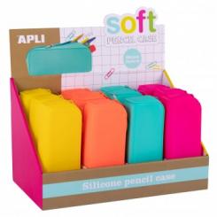 APLI Expositor Estuche Silicona/Soft Fluor 12U