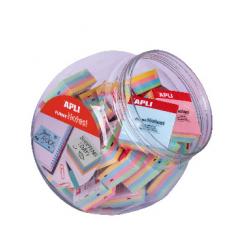 Exp.Funny Notes APLI Adhesivas Pastel Minicube 200H 24U