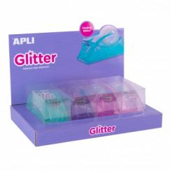APLI Expositor Glitter Coll. Porta Cinta Adhes. 4U