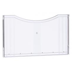 Expositor Archiplay Archivo 2000 frontal A4 horizontal 5x325x185 mm cristal transparente