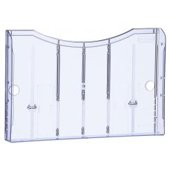 Expositor Archiplay Archivo 2000 intermedia A4 horizontal  35x325x215 mm azul transparente