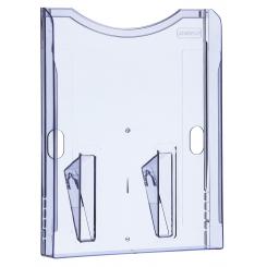 Expositor Archiplay Archivo 2000 mural A4 vertical 35x235x300 mm azul transparente