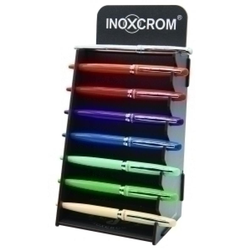 expositor-inoxcrom-prime-metalico-lacado-surtido-de-18-9x-boligrafo-3x-roller-6x-pluma