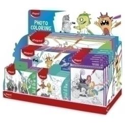 Expositor Maped Soportes Para Colorear-1 Surtido De 30 6X 831210 Manteles  6X 831211 Postales 6X 831212 Libro Dibujos 6X 831214 Papeles Magicos 6X 831216 Mini Juegos