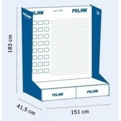 Expositor Milan Mural Metalico Vacio (Regalo Sin Cargo Por La Compra De 2000 ? Surtidos)